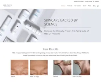Meg21.com(MEG 21) Screenshot