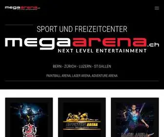 Mega-Arena.ch(Firmenanlass Zürich) Screenshot