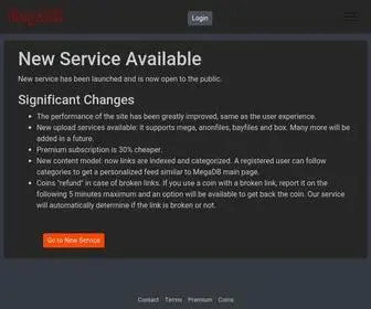 Mega-DB.com(New Service) Screenshot