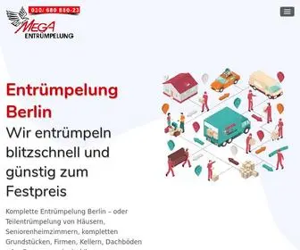 Mega-Entruempelung.de(Entrümpelung Berlin) Screenshot