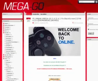 Mega-GO.com(Bienvenue chez vous) Screenshot