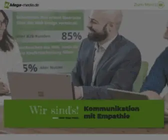 Mega-Media.eu(Online Werbeagentur für Webdesign & Internet Marketing) Screenshot