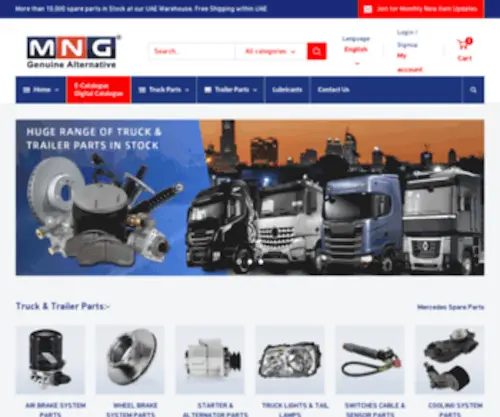 Mega-MIC.com(Auto Parts Manufacturer) Screenshot