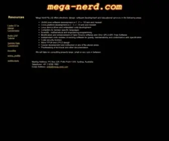 Mega-Nerd.com(Mega Nerd) Screenshot