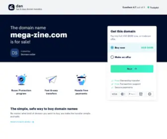 Mega-Zine.com(Forsale Lander) Screenshot