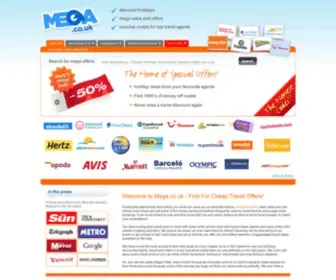 Mega.co.uk(Discounts and Offers) Screenshot