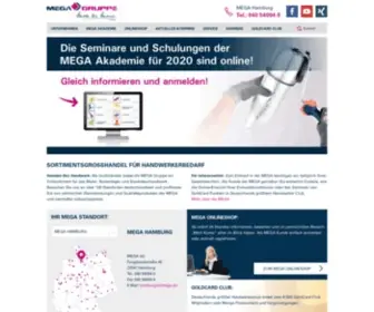 Mega.de(Handeln fürs Handwerk) Screenshot