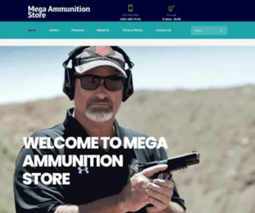 Megaammunitionstore.com(BUY AMMO ONLINE) Screenshot