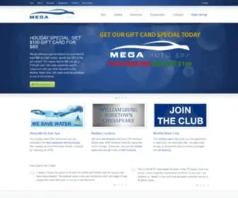 Megaautospa.com(MEGA Auto Spa) Screenshot