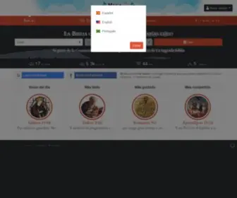 Megabiblia.com(La comunidad virtual de lectores de la Biblia) Screenshot