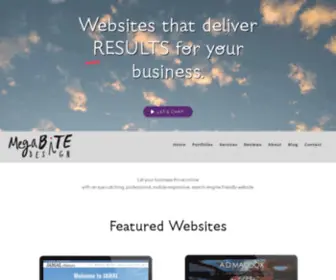 Megabite.com(Bellingham Website Design) Screenshot