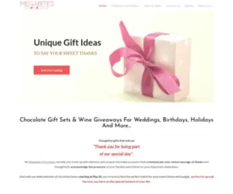 Megabiteschocolate.com(Wine And Chocolate Giveaways And Souvenirs) Screenshot