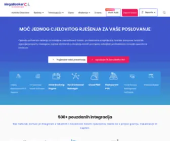 Megabooker.hr(MegaBooker-Kompletna platforma za hotele, agencije i property managere) Screenshot