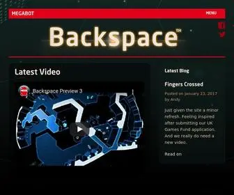 Megabot.co.uk(Backspace) Screenshot