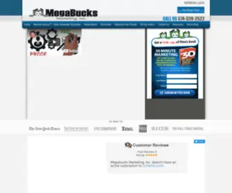 Megabucksmarketing.com(Mega Bucks Marketing) Screenshot