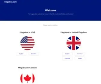 Megabus.com(Low cost bus tickets) Screenshot