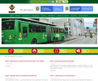 Megabus.gov.co(Inicio) Screenshot