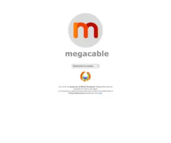 Megacable.com.ar(Internet Banda Ancha por Cable Modem) Screenshot