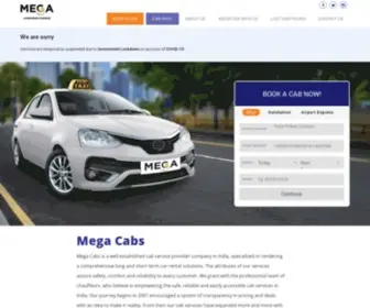Megacabs.com(Cab Services in Delhi) Screenshot