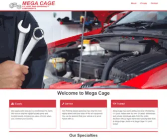 Megacage.co.za(Mega Cage) Screenshot