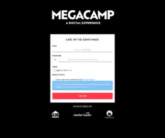 Megacamp2020.com(Megacamp 2020) Screenshot