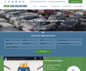 Megacarcollection.co.nz(Junk & Scrap Car Removal Auckland) Screenshot