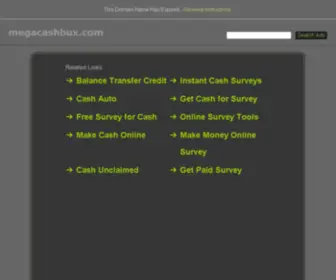Megacashbux.com(Good Times Financing) Screenshot