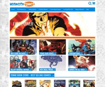 Megacitycomics.co.uk(Mega City Comics) Screenshot