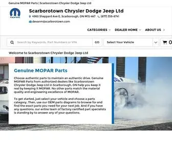 Megacitymopar.com(Scarborotown Chrysler Dodge Jeep Ltd) Screenshot