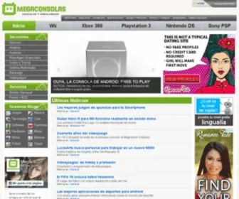 Megaconsolas.com(Consolas) Screenshot