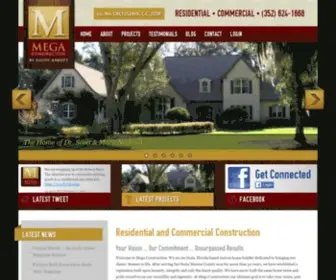 Megaconstructionocala.com(Mega Construction of Ocala) Screenshot