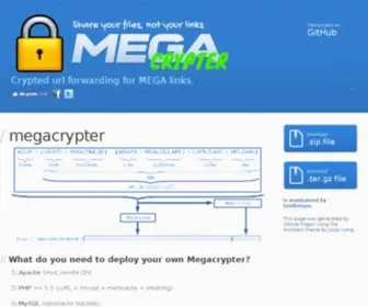 Megacrypter.com(megacrypter) Screenshot