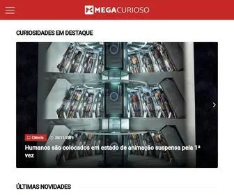Megacurioso.com.br(Mega Curioso) Screenshot
