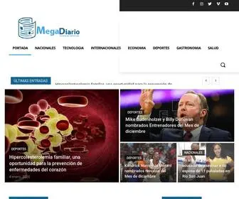 Megadiario.com.do(Mega Diario) Screenshot
