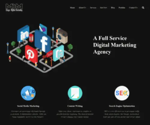 Megadigitalmarkiting.com(Digital Marketing Agency) Screenshot