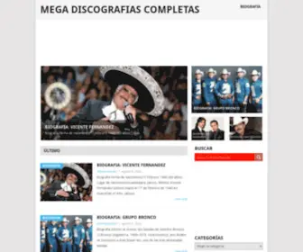 Megadiscografiascompletas.xyz(Mega Discografias) Screenshot