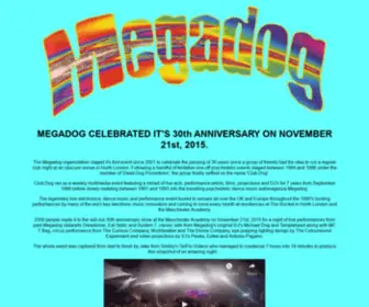 Megadog.co.uk(MEGADOG-Official Megadog & Club Dog website) Screenshot