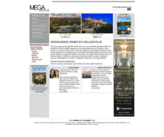 Megadreamhomes.com(Mega Dream Homes US and International Multi Million Dollar Luxury Real Estate) Screenshot