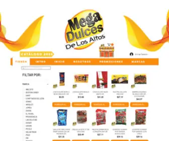 Megadulces.mx(Tienda) Screenshot