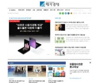 Megaeconomy.co.kr(메가경제) Screenshot