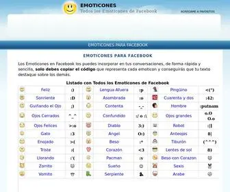 Megaemoticon.com(EMOTICONES PARA FACEBOOK) Screenshot