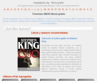 Megaepub.com(✔Epub Gratis para descargar. ✔Miles de libros para descargar. ✔Libros gratis para Kindle) Screenshot