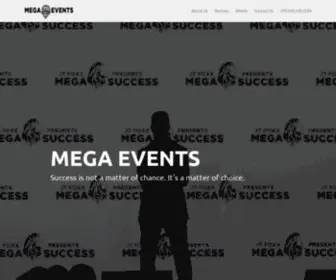 Megaevents.com(Mega Events) Screenshot