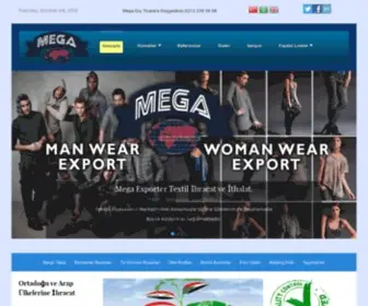 Megaexporter.com(Mega Dış Ticaret) Screenshot