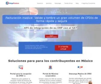 Megafactura.com.mx(Soluciones) Screenshot