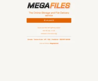 Megafiles.se(Free filehoster and super fast video streaming) Screenshot