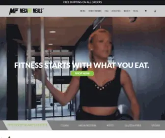 Megafitmeals.com(Home New) Screenshot