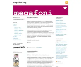 Megafoni.org(megafoni) Screenshot