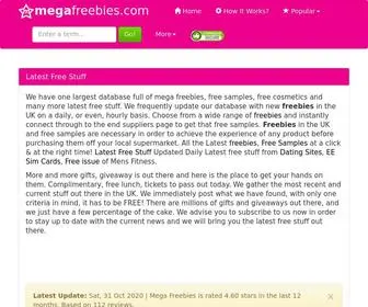 Megafreebies.com(Freebies) Screenshot