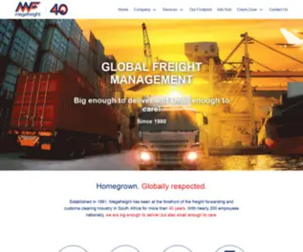Megafreight.co.za(Megafreight) Screenshot